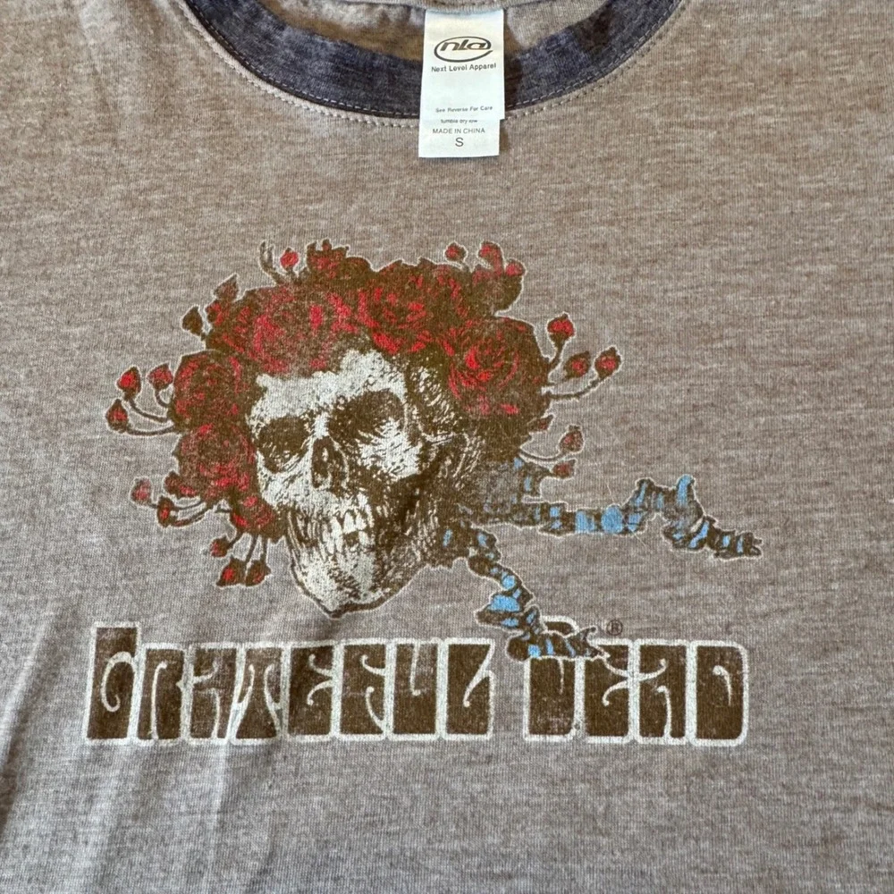Next Level Kids Grateful Dead Shirt Small Brown Bertha Ringer Tee Vintage Rock